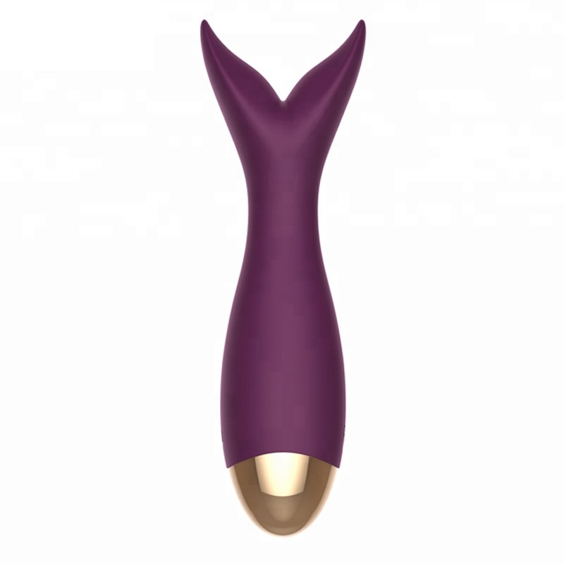 O golfinho do Massager da estimulação de Clit do silicone de FDA deu forma ao brinquedo do sexo do vibrador do ponto de Clit G
