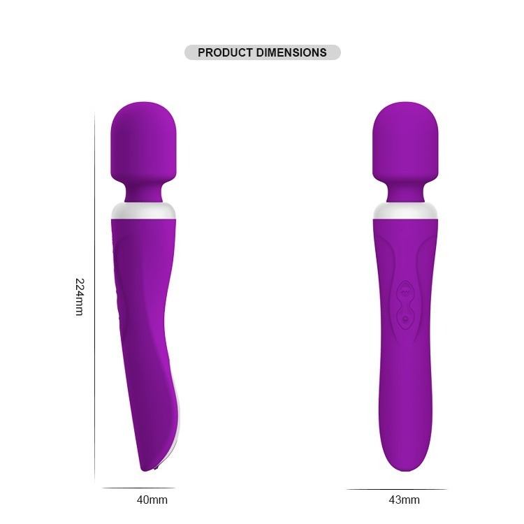 O vibrador livre fêmea do silicone IPX5 feito sob encomenda brinca o vibrador elétrico de Clit 60 minutos 224mm