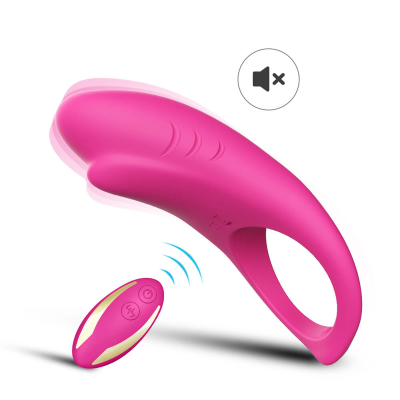 Ejaculação flexível do atraso do vibrador do pênis do anel IPX7 do galo do vibrador 3.7V para o homem
